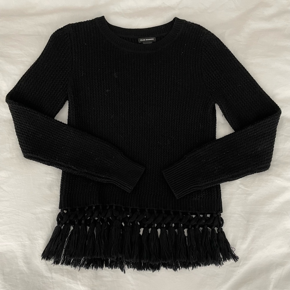 Club Monaco - black sweater, XS